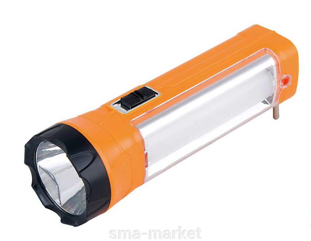 Акумуляторний ліхтар ASK 1052 (1W + 9SMD) ТМ АСК від компанії sma-market - фото 1