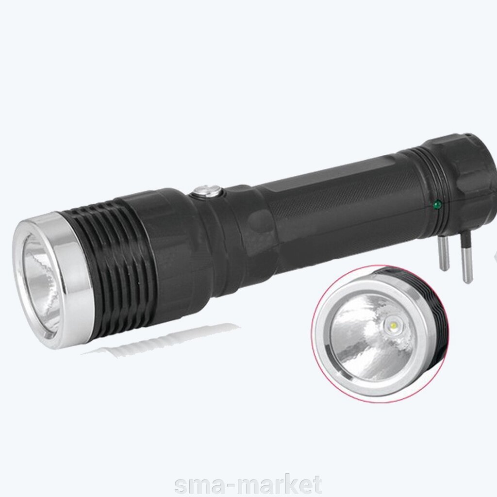 Акумуляторний ліхтар ASK 221 (1W LED) ТМ АСК від компанії sma-market - фото 1