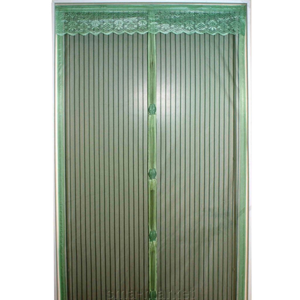Дверна антимоскітна сітка на магнітах 100 * 210 см Колір Мікс (Однотонні) 822 від компанії sma-market - фото 1