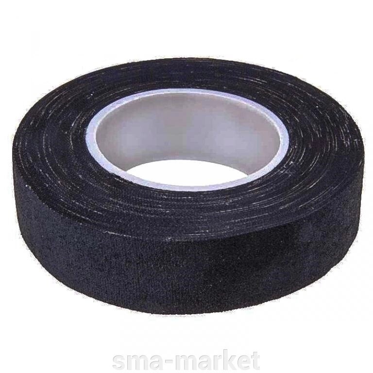 Ізолента Тканинна Чорна (19 мм x 15 м) Високотемпературна від компанії sma-market - фото 1