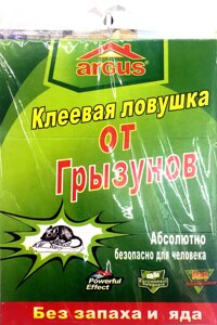 Клейова пастка для лову мишей ТМ ARGUS (21 * 31см)