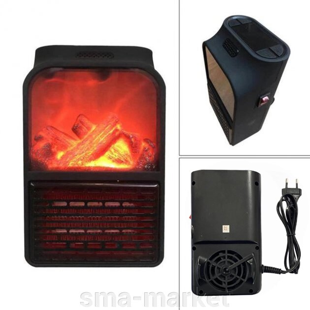 Обігрівач “Камін” Flame Heater портативний кімнатний тепловентилятор ( 1284 ) від компанії sma-market - фото 1