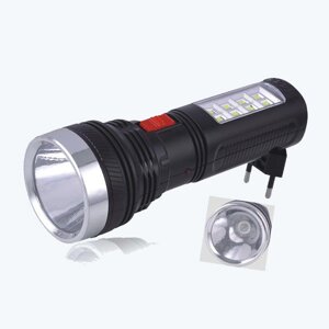 Акумуляторний ліхтар ASK 227 (1W + 8SMD) ТМ АСК