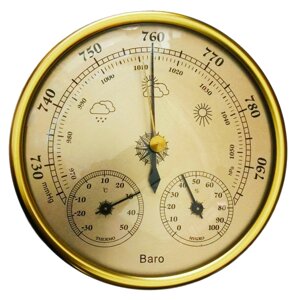 Барометр з вбудованими гігрометром і термометром BARO (Метеостанція)