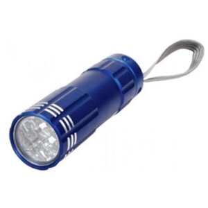 Ліхтарик світлодіодний кишеньковий ручної арт 907 9 LED метал