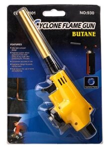 Газовий пальник 930 з пьезопідпалом Cyclone Flame Gun 1300 ° C (регулятор потужності полум'я)