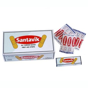 Пластир медичний на тканинній основі santavik (сантаверде) уп. (10 шт.)