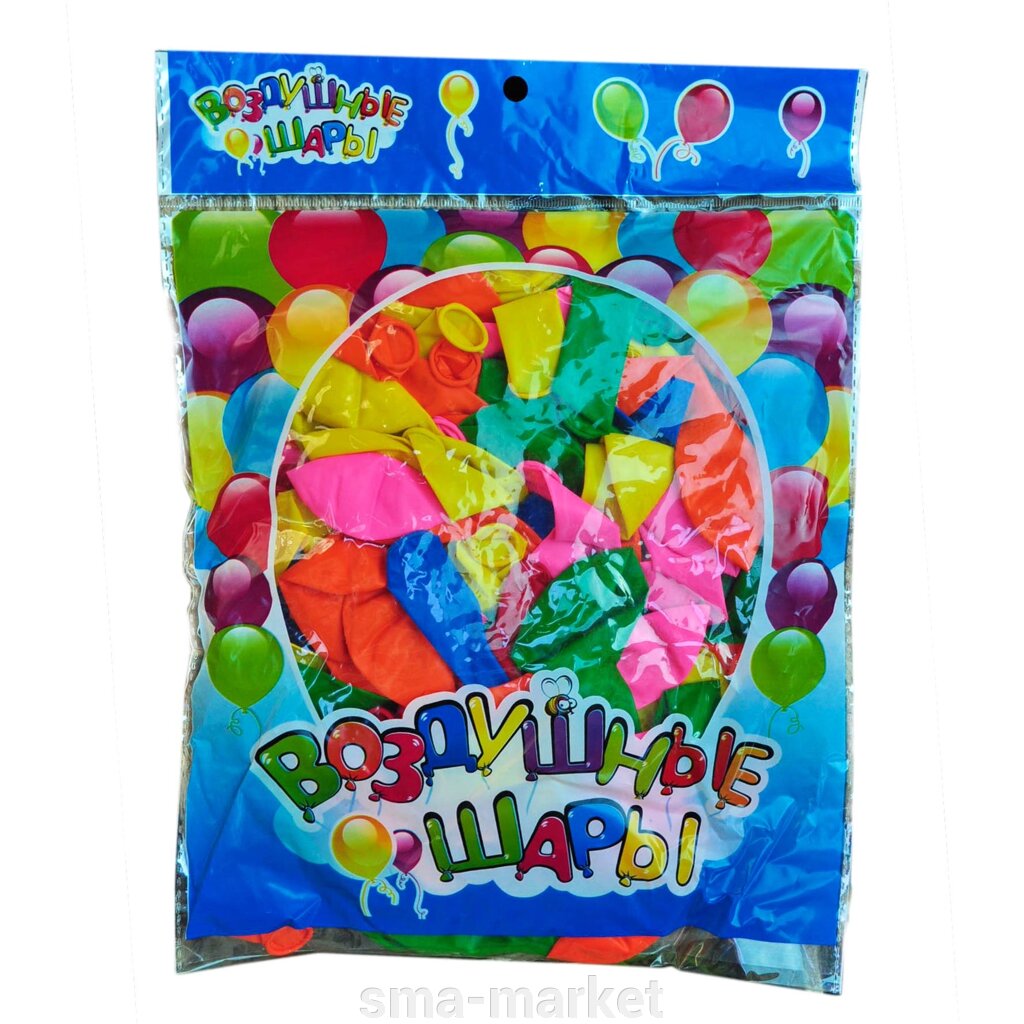 Повітряні надувні кульки  (упак- 100 шт) від компанії sma-market - фото 1