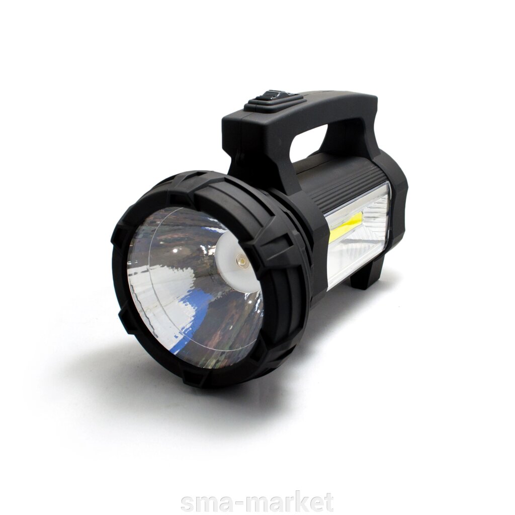Ручний акумуляторний ліхтар SS - 5918 COB LED 1W і 3W від компанії sma-market - фото 1