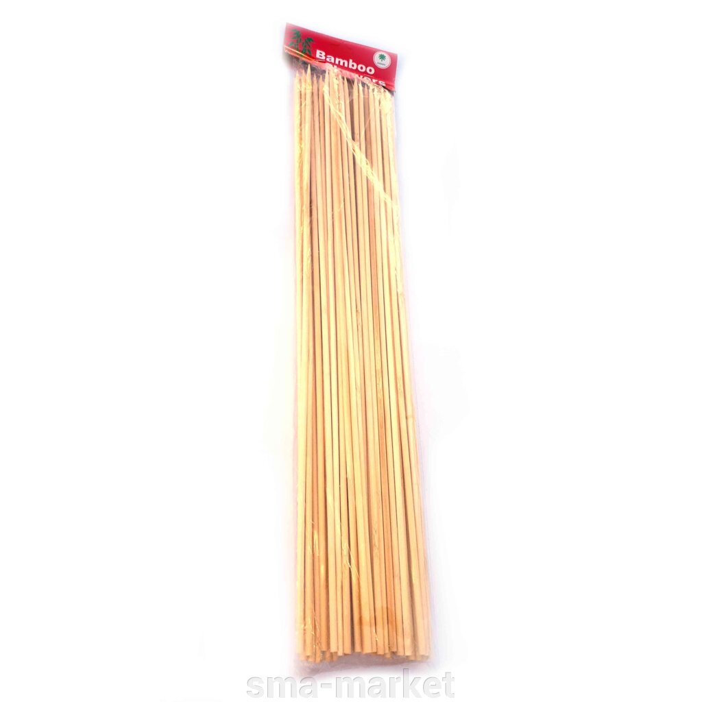 Шампури бамбукові (Шпаги) для шашлику 40 см ф - 4 мм (50 шт) від компанії sma-market - фото 1