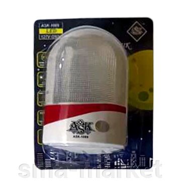 Світильник - нічник ASK - 1089 з датчиком освітленості, 0,5 Вт, 220 В від компанії sma-market - фото 1