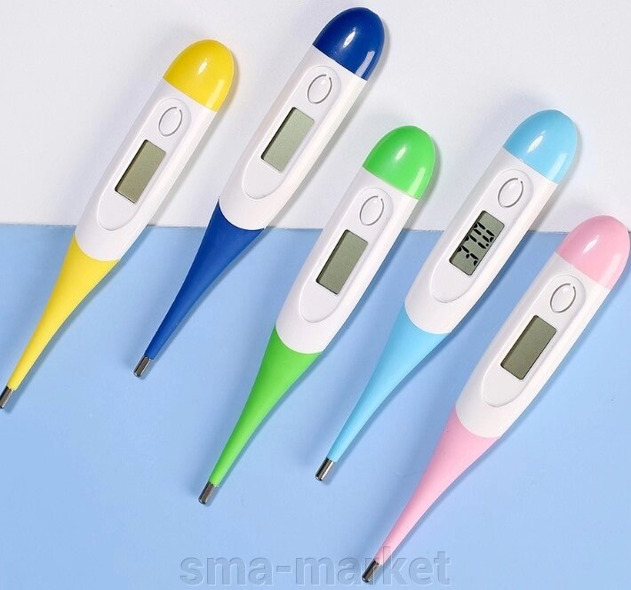 Термометр електронний для вимірювання температури тіла з гнучким наконечником AF-032 (1392) від компанії sma-market - фото 1