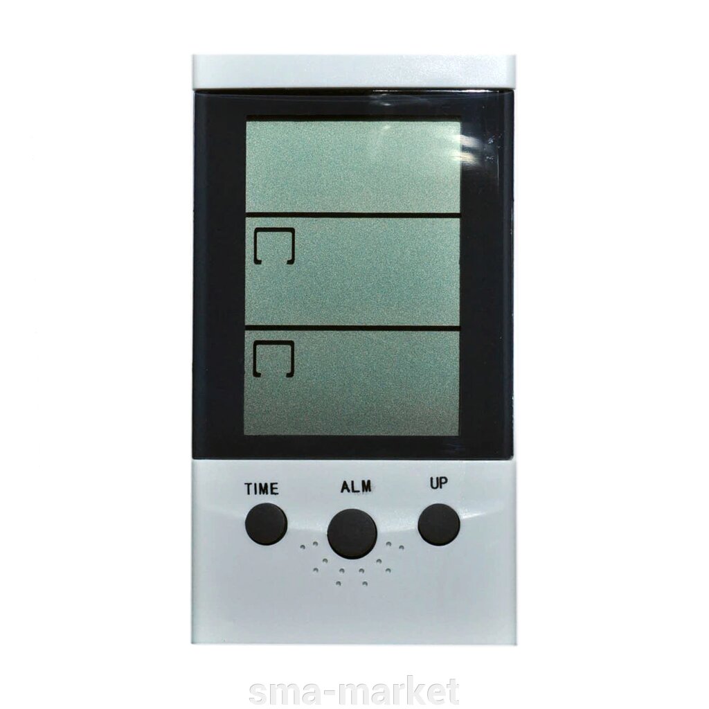 Трмометр електронний годинник + термометр зовніш / внут від компанії sma-market - фото 1