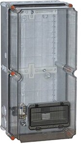 Коробка розподільна пластикова ZP50 IP55 (505*250*204) з вікном під 8-модулею, Tarel