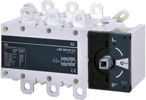 Перемикач навантаження LBS CO 3P 250 (1-0-2", 250А), ETI