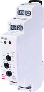 Реле контролю напруги і послід. фаз HRN-54 3x400AC (3F, 1x8A_AC1) без нейтралі, ETI