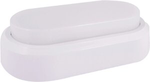 Світильник світлодіодний вологозахищений e. LED. oval. 8.4500. white, 8Вт, 4500К, IP54, білий
