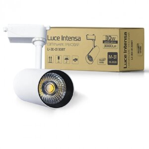 Світильник трековий Luce Intensa LI-30-01 30Вт 4200К 3000Лм білий