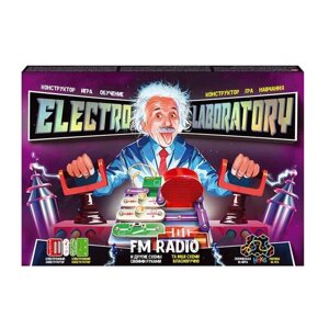 Гр Електронний конструктор “Electro Laboratory. FM Radio“ Elab-01-01 (5) Danko Toys“ОПИС УКР/РОС. МОВИ