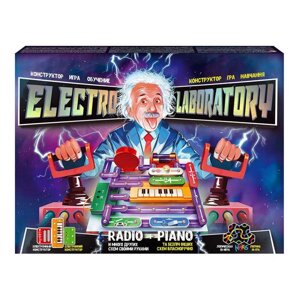 Гр Електронний конструктор “Electro Laboratory. Radio+Piano“ Elab-01-03 (5) Danko Toys“ОПИС УКР/РОС. МОВИ