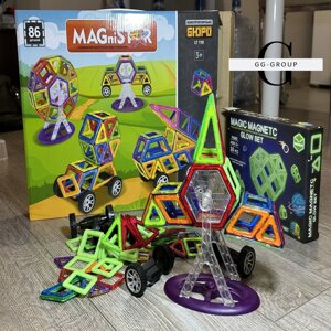 Магнітний конструктор Magical Magnet от 58 до 184 деталей 114