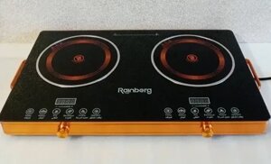 Плита настільна інфрачервона Rainberg RB-816 5000W сенсорна на 2 конфорки