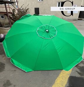 Торгова парасолька 3 м, з напиленням зелена