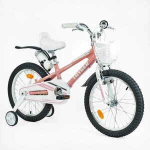 Велосипед 2-х колісний 18"CORSO" TG-60323 "TAYGER"1) алюмінієва рама, ручне гальмо, дод. колеса, дзвоник,