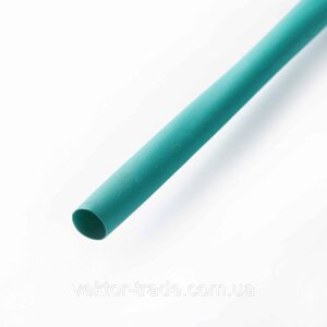 Термоусмоктувана трубка 10 мм зелений (пак 1 м·20 шт.)