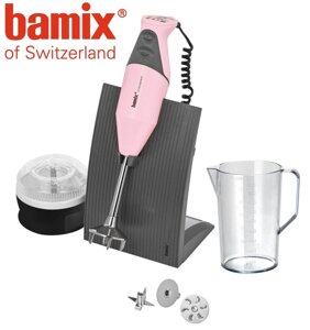 Погружной ручний блендер bamix Swissline M200 Pink Швейцарія