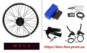 Набір для електровелосипеда MXUS XF07 36V 350W + Акумулятор Boston Swing 10.6 Аh