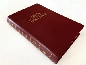 Біблія. Holly Bible. Англо-українська Біблія 070. Бордовий замінник /1917503/