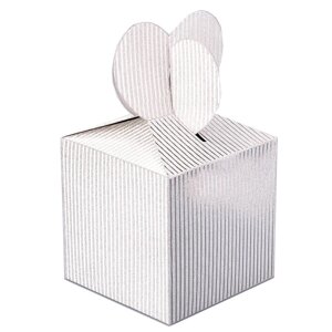 Коробка /срібло з гліттером/