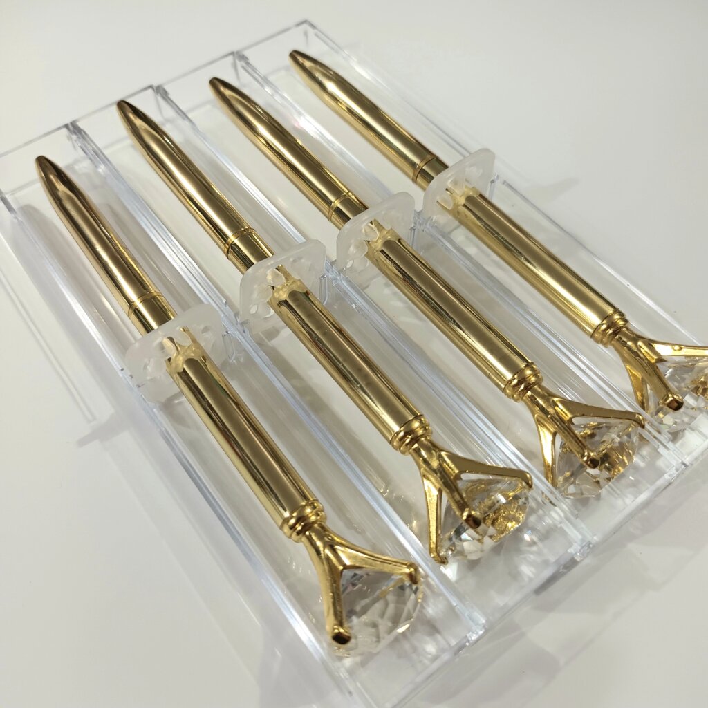 Ручка-викрутка під золото з діамантом від компанії Інтернет магазин emmaus - фото 1