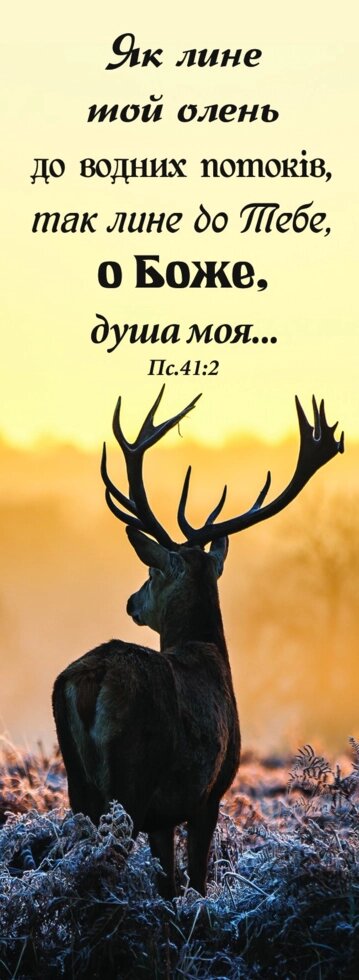 Як лине той олень до водних потоків, закладка від компанії Інтернет магазин emmaus - фото 1