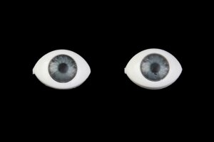 Глаза для игрушек 12 мм серые