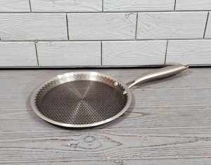 Сковорода для млинців із неіржавкої сталі 24 см Benson BN-594 / Сковорідка професійна