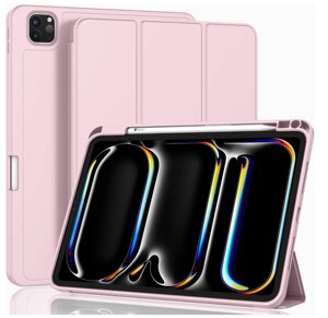 Чохол-книжка CDK для Apple iPad Pro 12.9" 5gen 2021 Екокожа силікон Smart Case Слот Стилус (017899) (pink