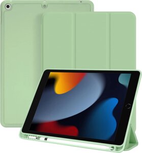 Чохол-книжка CDK Екошкіра силікон Smart Case Слот під стилус для Apple iPad 10.2" 8gen 2020 (011189) (light green)