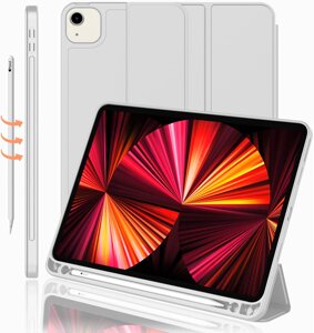 Чохол-книжка CDK Еко-шкіра силікон Smart Case Слот Стилус для Apple iPad Air 10.9" 4gen 2020 (011190) (grey)