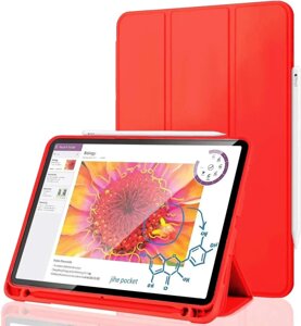 Чохол-книжка CDK Еко-шкіра силікон Smart Case Слот Стилус для Apple iPad Air 10.9" 4gen 2020 (011190) (red)