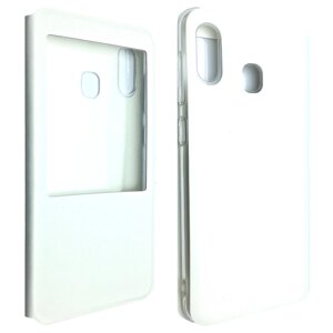 Чохол-книжка DK-Case силікон шкіра для Samsung A20/A30 (white)