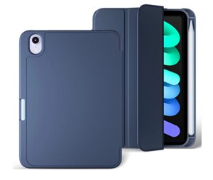Чохол-книжка DK Еко-шкіра силікон Smart Case Слот Стилус для Apple iPad mini 8.3" 6gen 2021 (A2568) (dark blue)