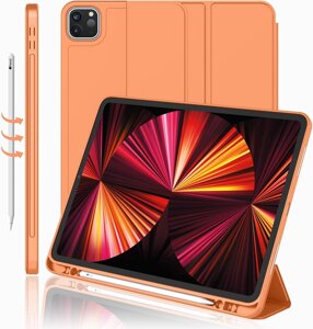 Чохол-книжка шкіра силікон Smart Cover Слот під Стилус для Apple iPad Pro 12.9"4 gen) (2020) (orange)