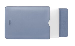 Чохол-конверт Bubm Екошкіра Vertical Liner Bag Protective Sleeve для Ноутбука 12"blue)