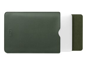 Чохол-конверт Bubm Екошкіра Vertical Liner Bag Protective Sleeve для Ноутбука 12"green)