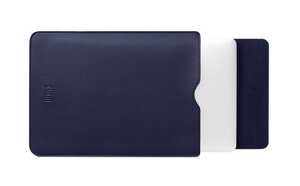 Чохол-конверт Bubm Екошкіра Vertical Liner Bag Protective Sleeve для Ноутбука 13"dark blue)