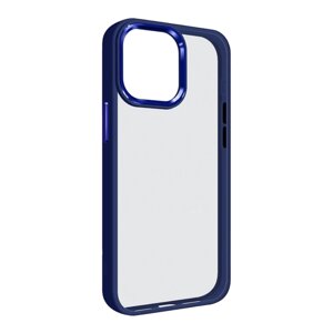 Чохол-накладка DK для Apple iPhone 12 / 12 Pro | Composite Metal Edge (blue)