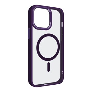 Чохол для Apple iPhone 14 Pro | MagSafe Composite Metal Edge (deep purple)