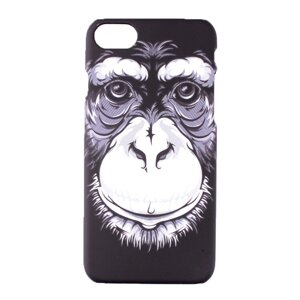 Чохол-накладка DK пластик Luxo Black&White luminescent для Apple iPhone 7 / 8 (шимпанзе)